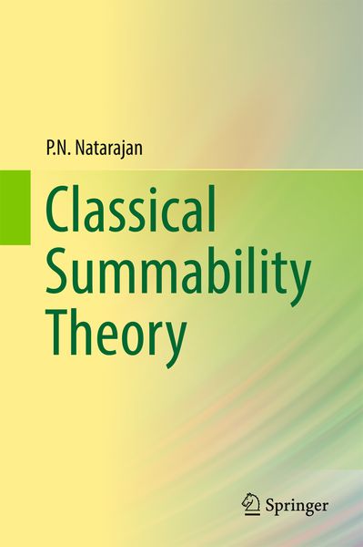 Produktbild: Classical Summability Theory