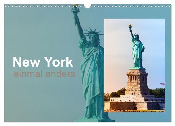 Produktbild: New York - einmal anders (Wandkalender 2026 DIN A3 quer), CALVENDO Monatskalender