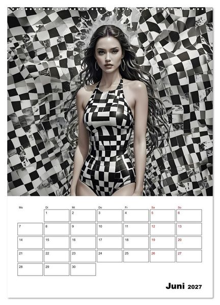 Produktbild: Schachspiel der Mode (hochwertiger Premium Wandkalender 2027 DIN A2 hoch), Kunstdruck in Hochglanz