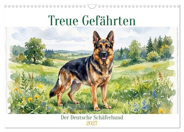 Produktbild: Treue Gef&auml;hrten (Wandkalender 2027 DIN A3 quer), CALVENDO Monatskalender
