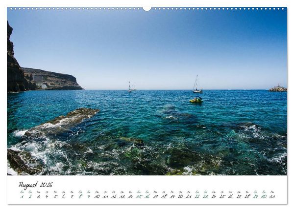 Produktbild: Gran Canaria - 365 Tage Fr&uuml;hling (hochwertiger Premium Wandkalender 2026 DIN A2 quer), Kunstdruck in Hochglanz