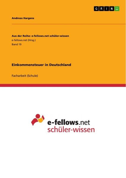 Produktbild: Einkommensteuer in Deutschland