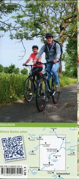 Produktbild: Publicpress Rad- und Wanderkarte Rh&ouml;ner Land 1:50.000