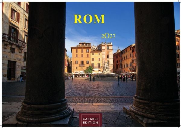 Produktbild: Rom Kalender 2027 &ndash; Wandkalender | Fotokalender Italien 24x35 cm - mit den sch&ouml;nsten Motiven der Ewigen Stadt | Kolosseum, Petersdom, Tiber, Pantheon.