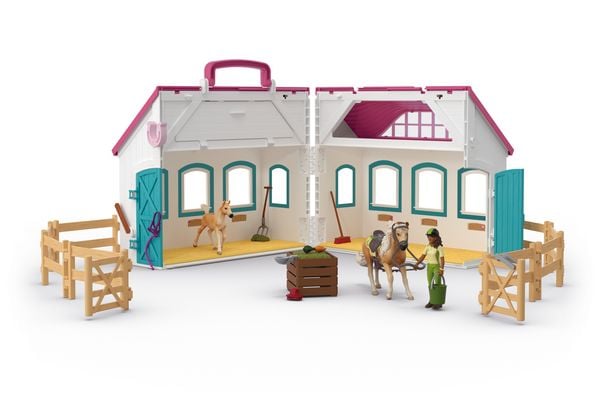 Produktbild: schleich&reg; Horse Club Offenstall Kleines Hufeisen