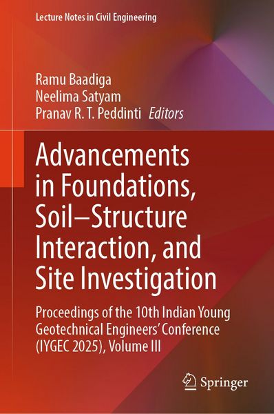 Produktbild: Advancements in Foundations, Soil&ndash;Structure Interaction, and Site Investigation