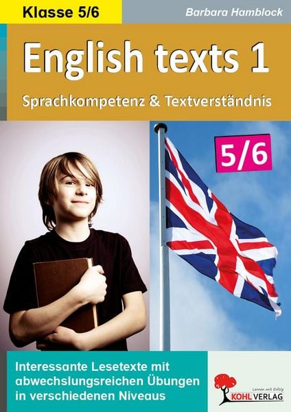 Produktbild: English texts 1 - Sprachkompetenz und Textverst&auml;ndnis / Klasse 5-6