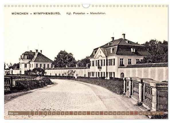 Produktbild: Spaziergang durch M&uuml;nchen &ndash; Die Stadt auf historischen Karten (Wandkalender 2026 DIN A3 quer), CALVENDO Monatskalender