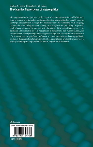 Produktbild: The Cognitive Neuroscience of Metacognition