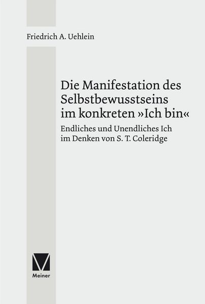 Produktbild: Die Manifestation des Selbstbewusstseins im konkreten &raquo;ich bin&laquo;