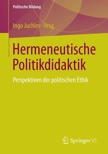 Produktbild: Hermeneutische Politikdidaktik