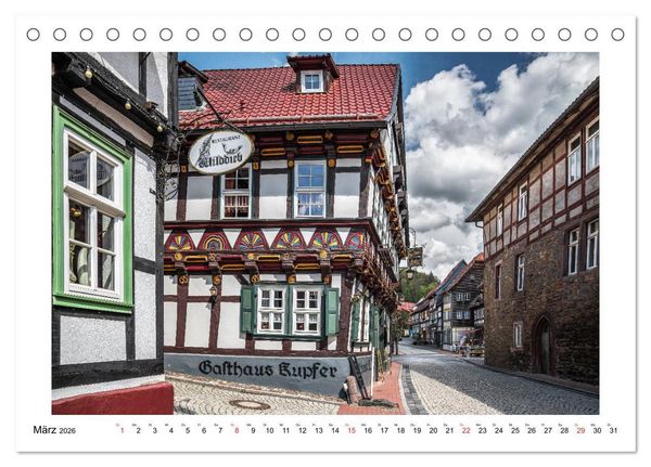 Produktbild: Stolberg im Harz (Tischkalender 2026 DIN A5 quer), CALVENDO Monatskalender
