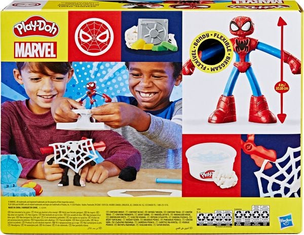 Produktbild: Hasbro F98275L0 - Play-Doh Marvel Spider-Man Netz-Action Knetset