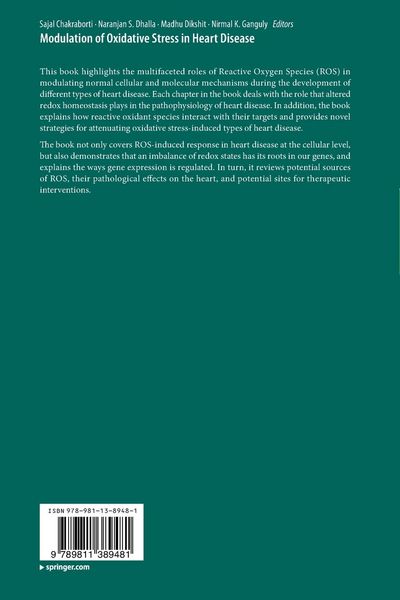 Produktbild: Modulation of Oxidative Stress in Heart Disease
