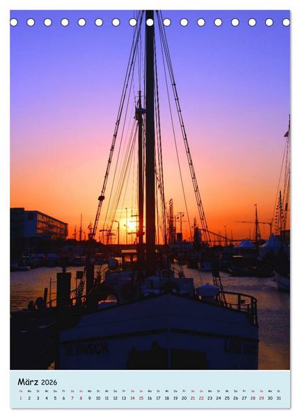 Produktbild: Sail - Impressionen aus Bremerhaven (Tischkalender 2026 DIN A5 hoch), CALVENDO Monatskalender