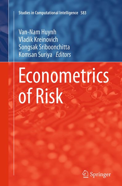 Produktbild: Econometrics of Risk