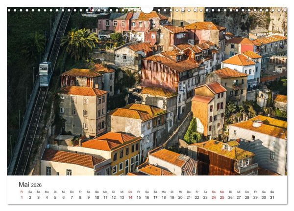 Produktbild: Sonnige Gr&uuml;&szlig;e aus Portugal (Wandkalender 2026 DIN A3 quer), CALVENDO Monatskalender