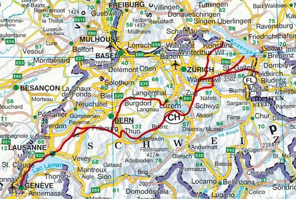 Produktbild: ROTHER Wanderf&uuml;hrer Jakobswege Schweiz