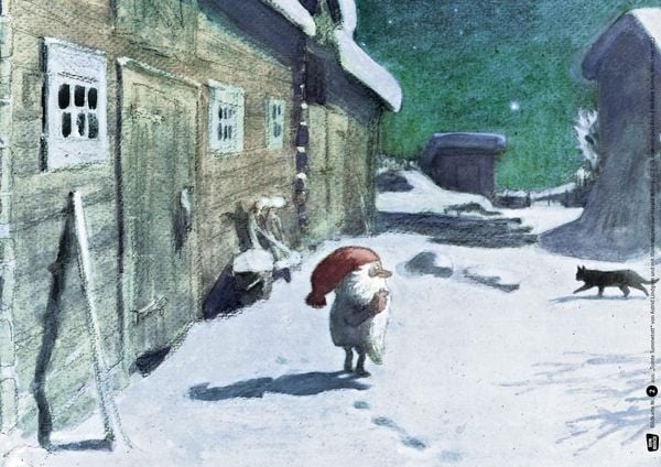 Produktbild: Tomte Tummetott. Kamishibai Bildkartenset