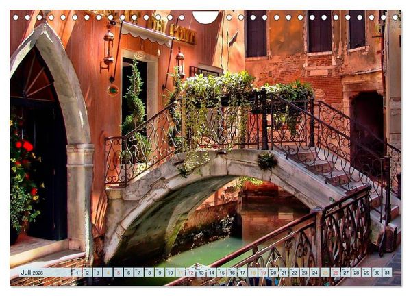 Produktbild: Venedig - sehr privat (Wandkalender 2026 DIN A4 quer), CALVENDO Monatskalender