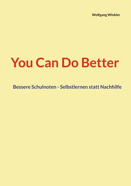Produktbild: You Can Do Better
