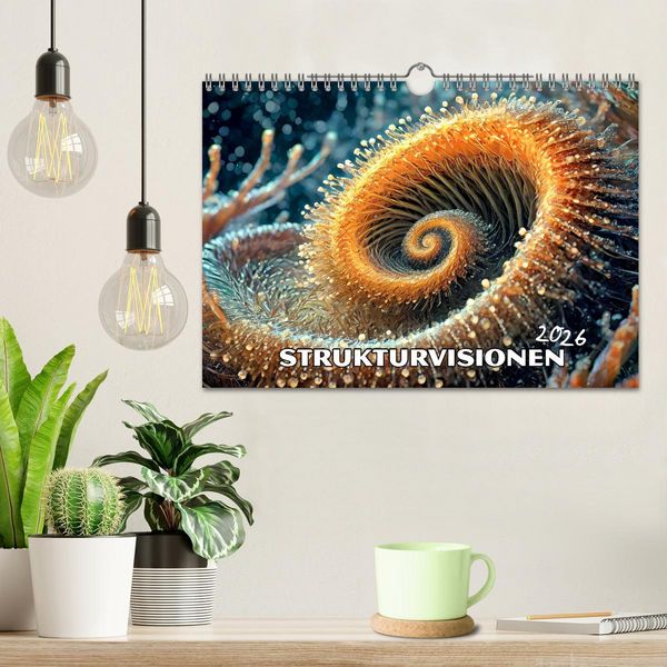 Produktbild: Strukturvisionen (Wandkalender 2026 DIN A4 quer), CALVENDO Monatskalender