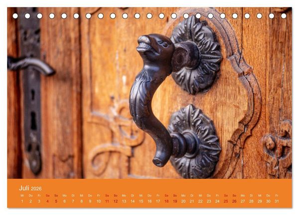 Produktbild: Anklopfen... (Tischkalender 2026 DIN A5 quer), CALVENDO Monatskalender