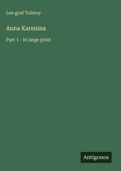 Produktbild: Anna Karenina