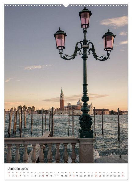 Produktbild: Venedig - Eine Stadt zum Verlieben. (Wandkalender 2026 DIN A2 hoch), CALVENDO Monatskalender
