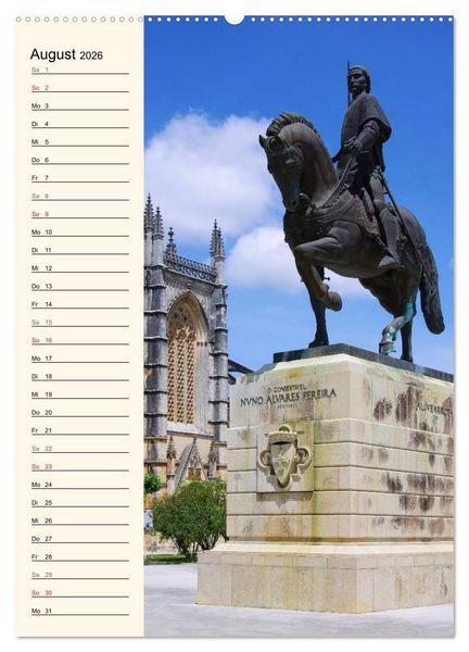 Produktbild: Portugal (hochwertiger Premium Wandkalender 2026 DIN A2 hoch), Kunstdruck in Hochglanz