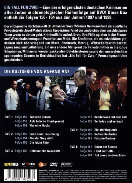 Produktbild: Ein Fall f&uuml;r Zwei - Collector's Box Vol. 11 [5 DVDs]