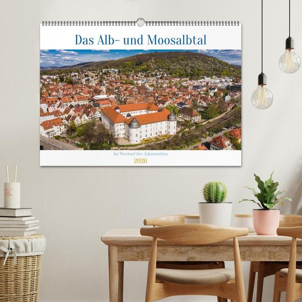 Produktbild: Das Alb- und Moosalbtal (Wandkalender 2026 DIN A2 quer), CALVENDO Monatskalender