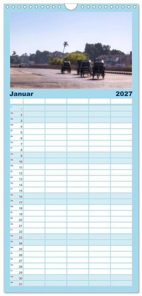 Produktbild: Familienplaner 2027 - &Auml;gypten mit 5 Spalten (Wandkalender, 21 x 45 cm) CALVENDO