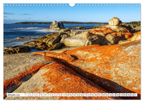 Produktbild: Tasmania Rainforest, waterfalls and rocky shores (Wall Calendar 2026 DIN A3 landscape), CALVENDO 12 Month Wall Calendar