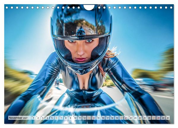 Produktbild: Schnelle Bikes und Starke Frauen (Wandkalender 2027 DIN A4 quer), CALVENDO Monatskalender