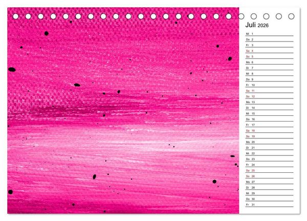 Produktbild: Mein bunter DIY-Bastelkalender (Tischkalender 2026 DIN A5 quer), CALVENDO Monatskalender