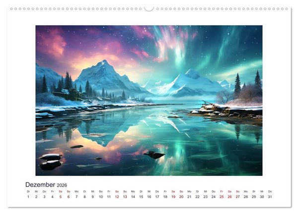 Produktbild: Faszinierender Norden (hochwertiger Premium Wandkalender 2026 DIN A2 quer), Kunstdruck in Hochglanz