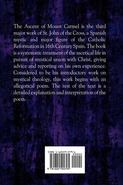 Produktbild: Ascent of Mount Carmel - A Guide to Spiritual Purification and Union with God