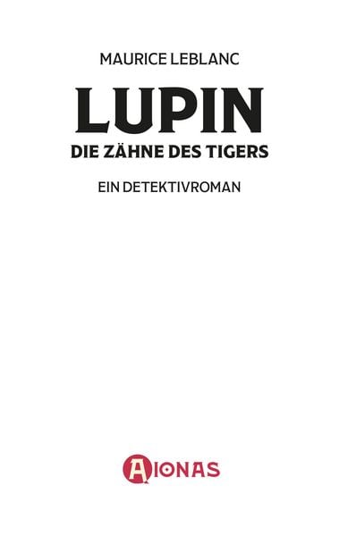Produktbild: Ars&egrave;ne Lupin - Die Z&auml;hne des Tigers