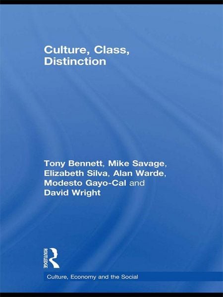 Produktbild: Culture, Class, Distinction