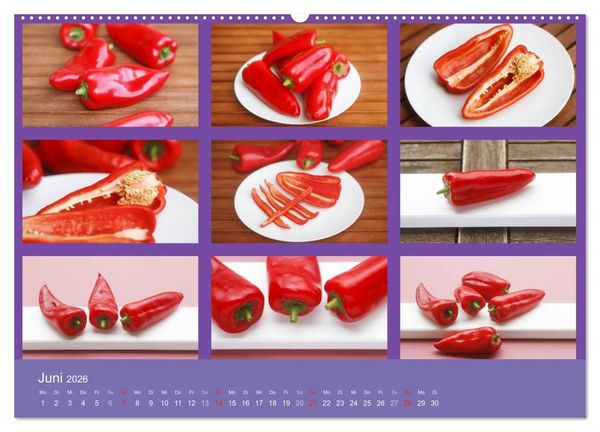 Produktbild: Food (Wandkalender 2026 DIN A2 quer), CALVENDO Monatskalender