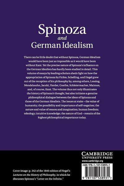 Produktbild: Spinoza and German Idealism