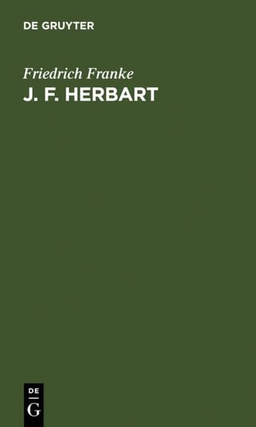 Produktbild: J. F. Herbart