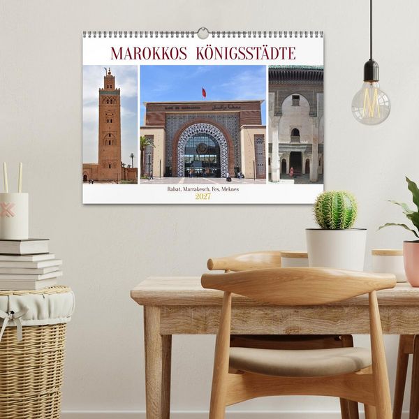 Produktbild: MAROKKOS K&Ouml;NIGSST&Auml;DTE (Wandkalender 2027 DIN A3 quer), CALVENDO Monatskalender