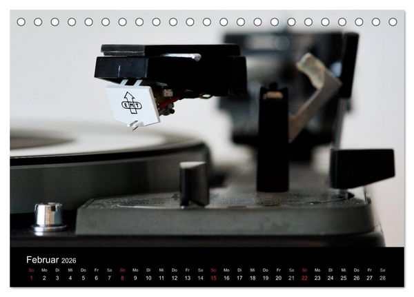 Produktbild: Vintage Turntables Made In Schwarzwald (Tischkalender 2026 DIN A5 quer), CALVENDO Monatskalender