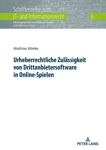 Produktbild: Urheberrechtliche Zul&auml;ssigkeit von Drittanbietersoftware in Online-Spielen