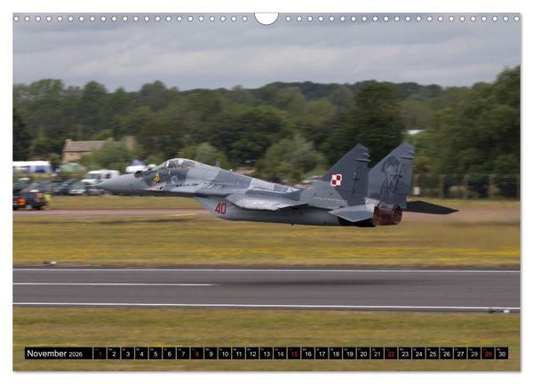 Produktbild: Augenblicke in der Luft: MiG-29 Fulcrum (Wandkalender 2026 DIN A3 quer), CALVENDO Monatskalender