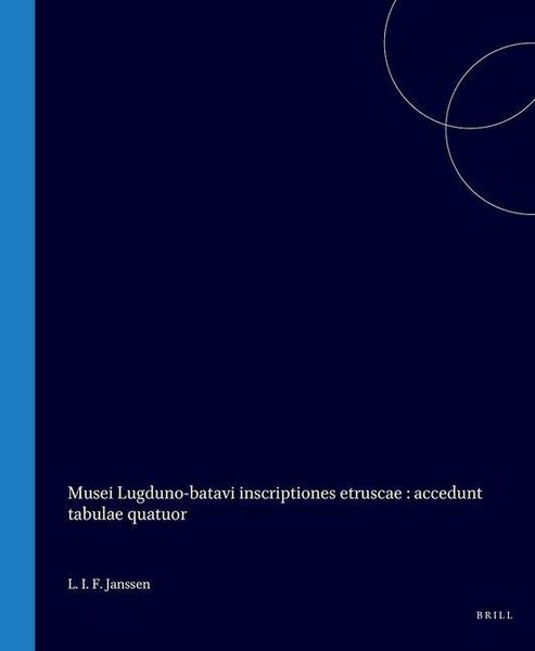 Produktbild: Musei Lugduno-Batavi Inscriptiones Etruscae