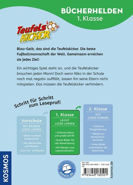 Produktbild: Teufelskicker, Bücherhelden 1. Klasse, Alle für einen