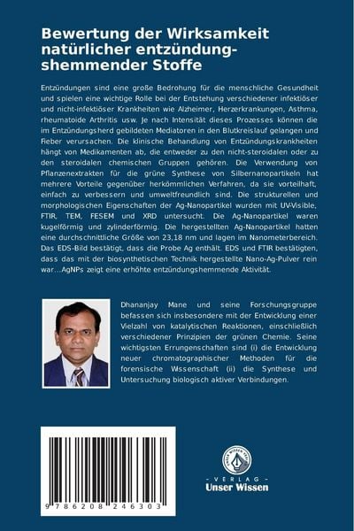 Produktbild: Bewertung der Wirksamkeit nat&uuml;rlicher entz&uuml;ndung-shemmender Stoffe